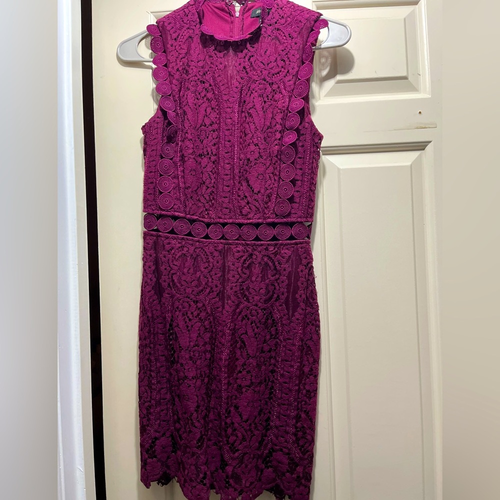 Jodi kristopher size 1 maroon dress